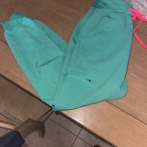 Figs Surgical Green High Waisted Joggers